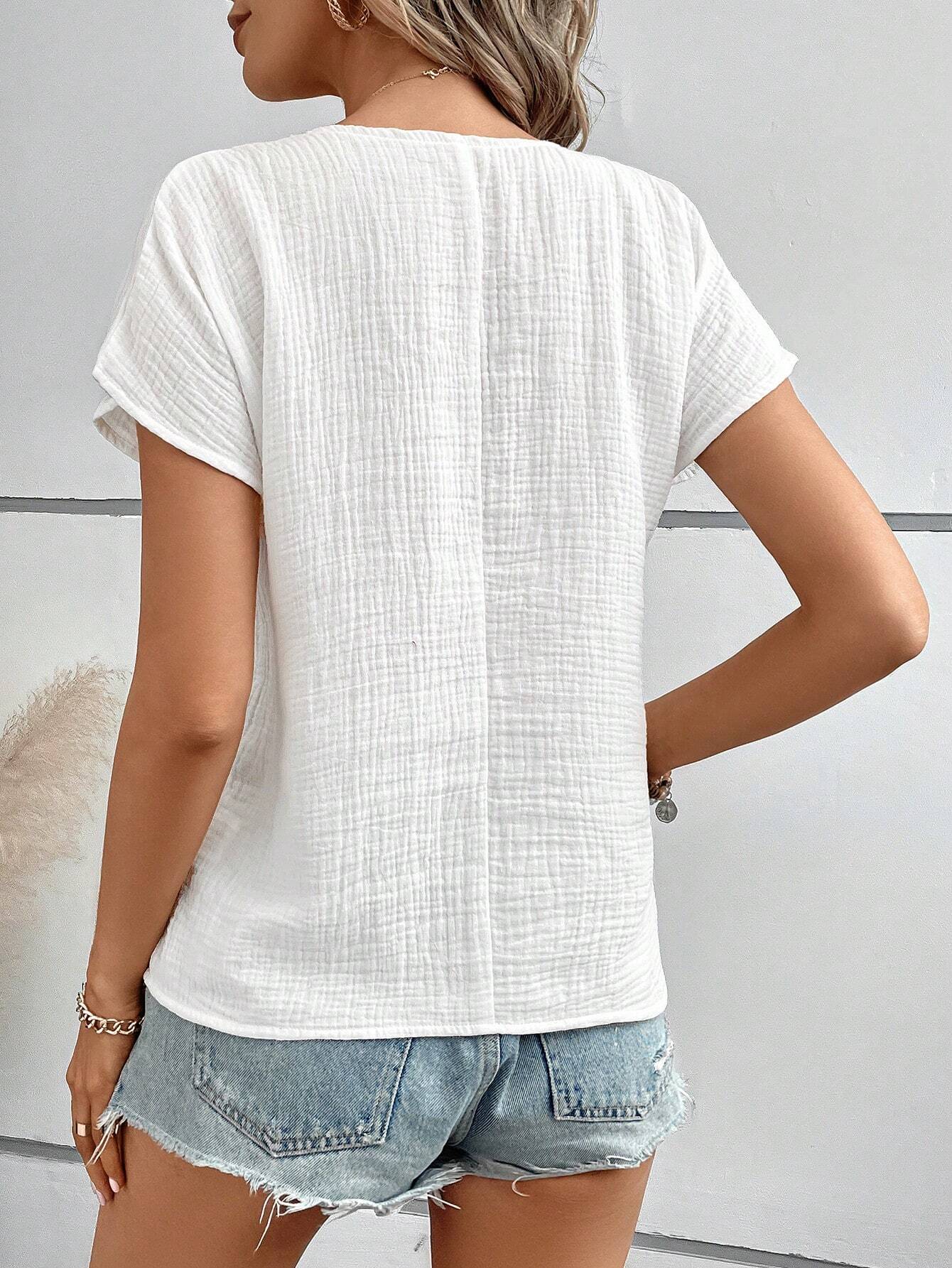 Blusa de manga corta