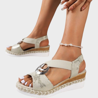 Sandalias ortopédicas de cuña