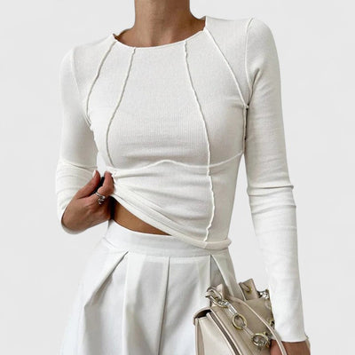 Camiseta cómoda de manga larga