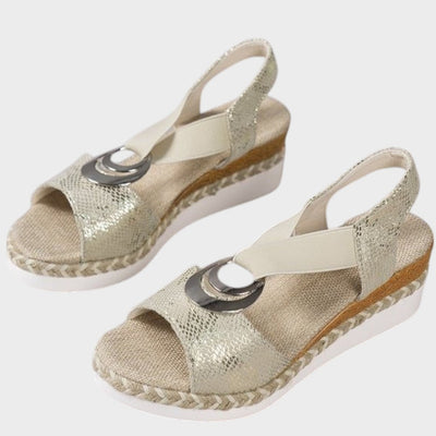 Sandalias ortopédicas de cuña