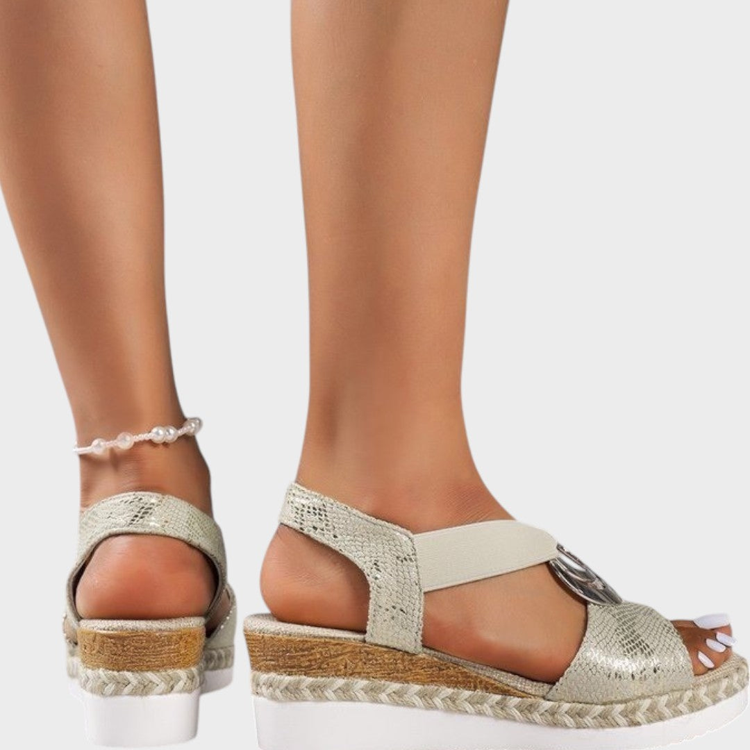 Sandalias ortopédicas de cuña