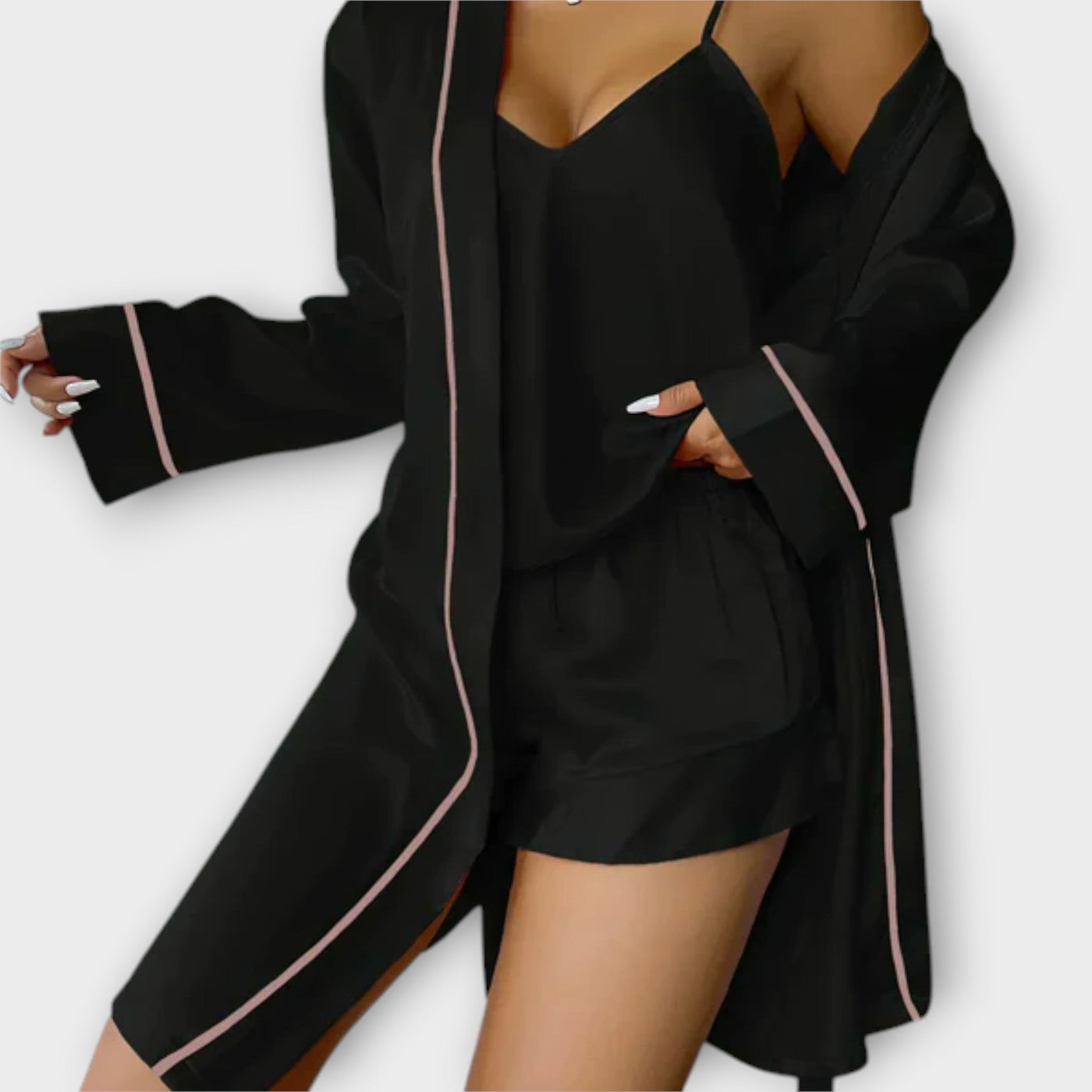 Cómodo pijama de 3 piezas