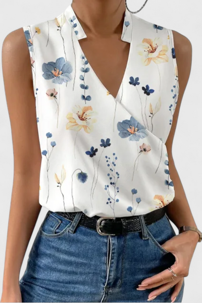 Top de verano con escote en V