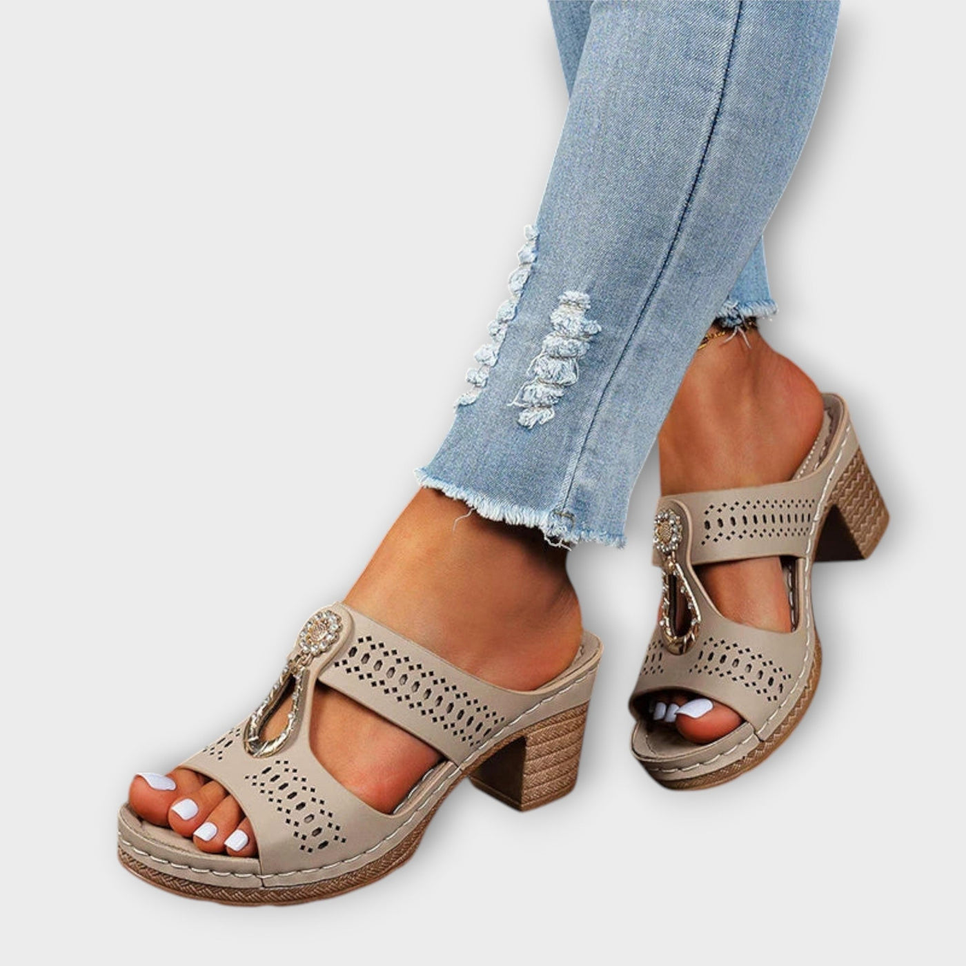 Sandalias ortopédicas elegantes y cómodas