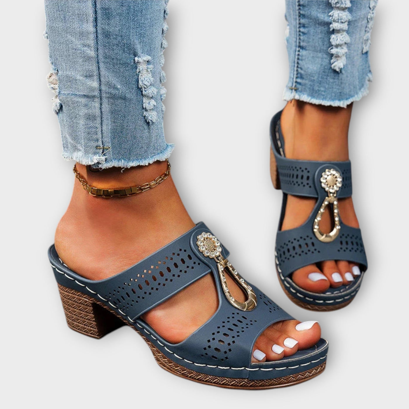 Sandalias ortopédicas elegantes y cómodas