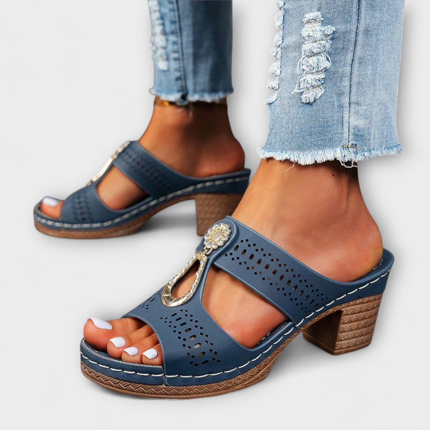 Sandalias ortopédicas elegantes y cómodas