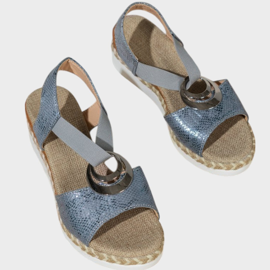 Sandalias ortopédicas de cuña