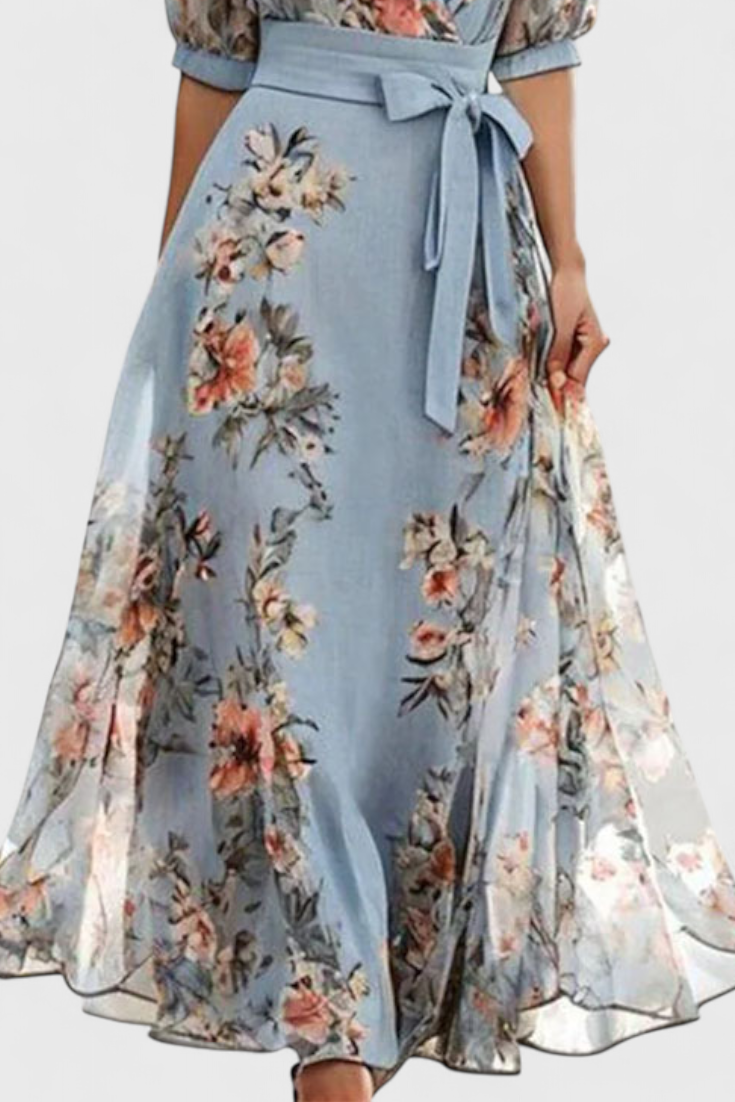 Vestido midi floral