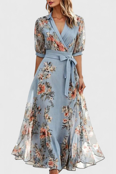Vestido midi floral