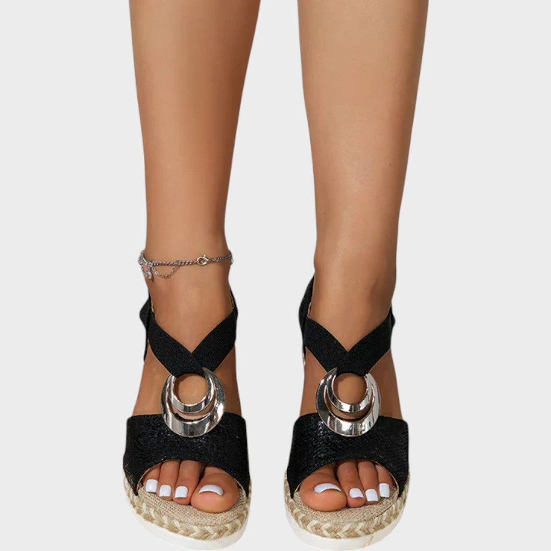 Sandalias ortopédicas de cuña