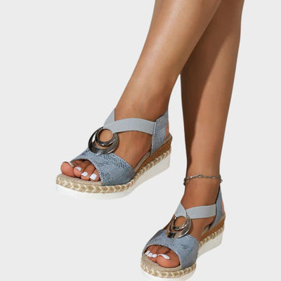 Sandalias ortopédicas de cuña