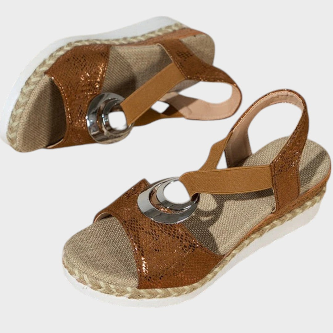 Sandalias ortopédicas de cuña